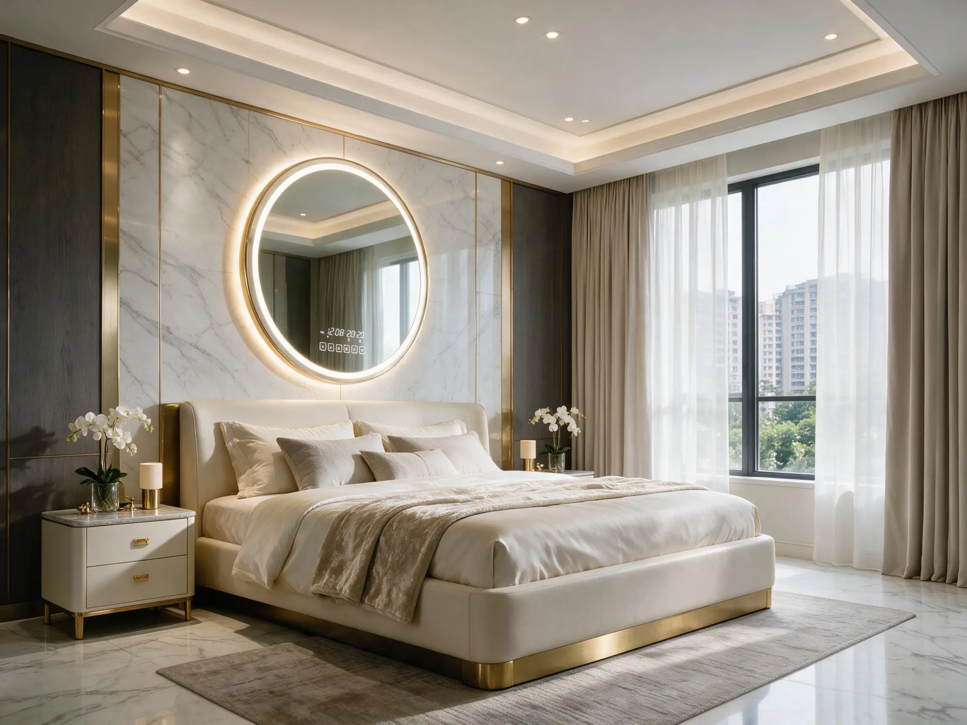 Image of About Smart Bathroom Mirror with Touch Sensor Switch - Villa Project