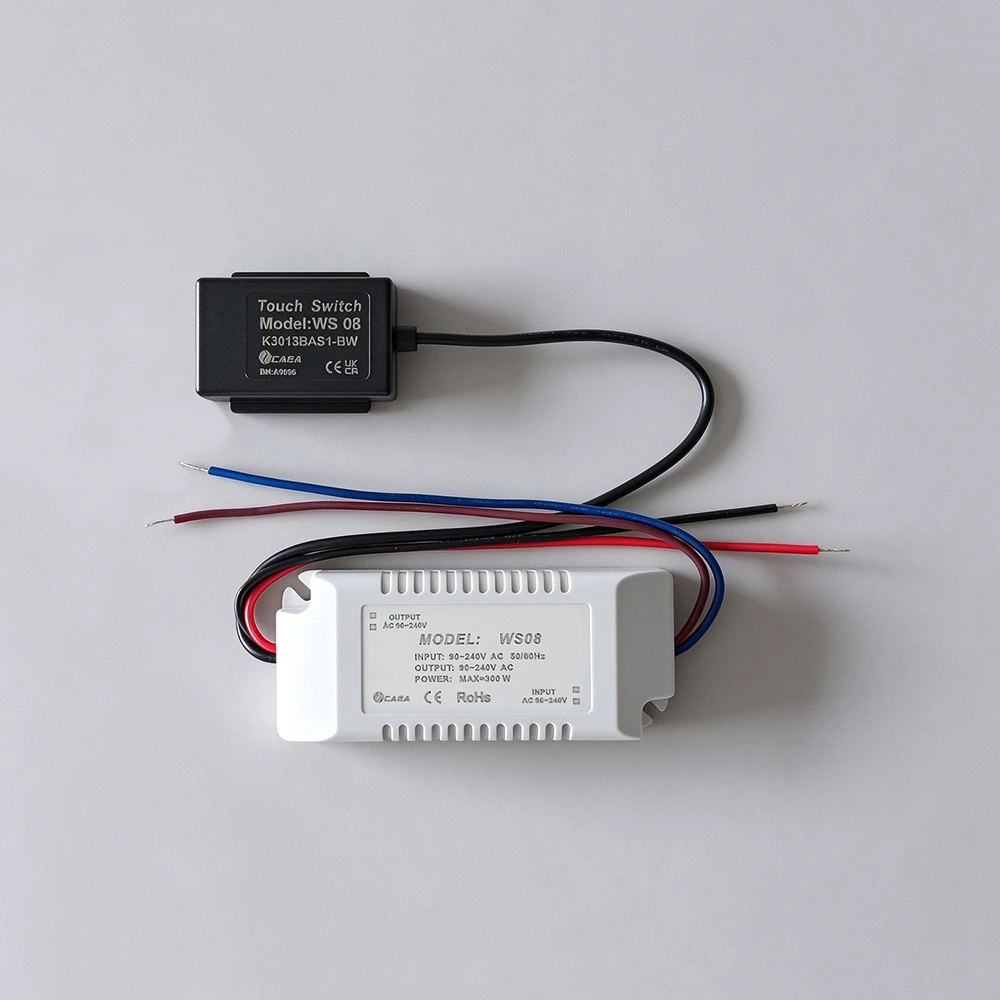 Image of 90~240V AC Single-Key Mirror Touch Sensor Switch
