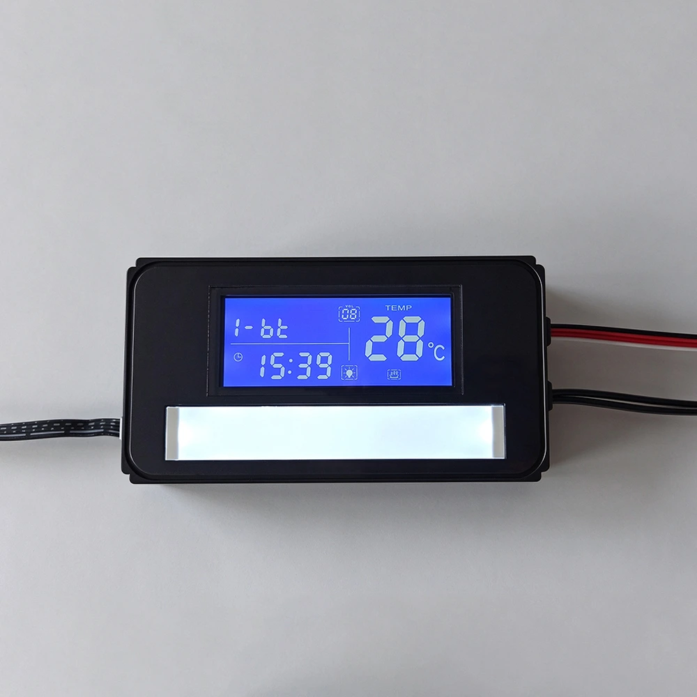 Image of 6-Key Mirror Touch Switch with Bluetooth Time & Temperature Display