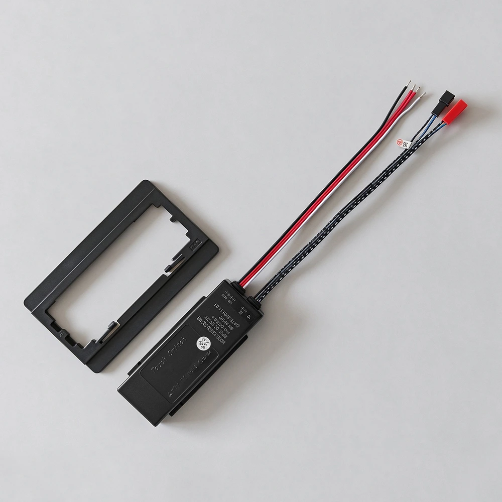 K3102D-S2G Mirror Dual-Key Touch Induction Switch, Single Color & Stepless Dimming, with Clock and Temperature Display